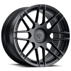 20x9 Blaque Diamond BD-F12 Satin Black (Flow Forged) (CUSTOM)