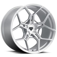 20x10 Blaque Diamond BD-F25 Brushed Silver (Deep Concave) (Flow Forged) (CUSTOM)