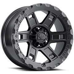 17x9 Blaque Diamond Off-Road BD-O801 Matte Textured Black (Flow Forged) 6x135 6x5.5/139.7 1mm