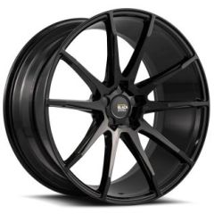 Staggered Full Set: Savini Black Di Forza BM12 Gloss Black (Concave)