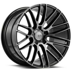 (Huge Savings) 19x10.5 Savini Black Di Forza BM13 Gloss Black w/ Double Dark Tint Face (Concave) (CUSTOM)
