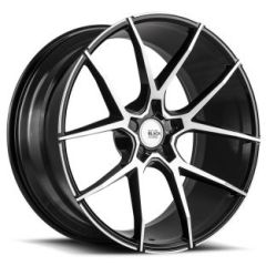 22x10.5 Savini Black Di Forza BM14 Gloss Black w/ Machined Face (Concave) (CUSTOM)