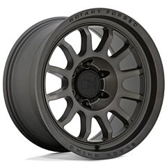 (Clearance - No Returns) 18x9.5 Black Rhino Rapid Matte Brushed Gunmetal (Rotary Forged) 5x5/127 -18mm