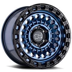 20x9.5 Black Rhino Sentinel Cobalt Blue w/ Black Lip 5x5/127 -18mm