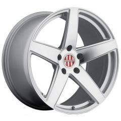 (Clearance - No Returns) 18x11 Victor Equipment Baden Silver w/ Mirror Cut Face (Rotary Forged) 5x130 36mm