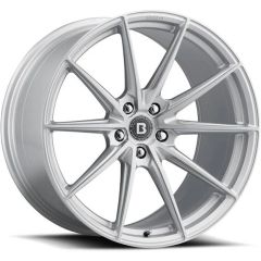 20X9 Brada CX1 Brushed Silver (Rotary Forged) (Semi Concave) (CUSTOM) 
