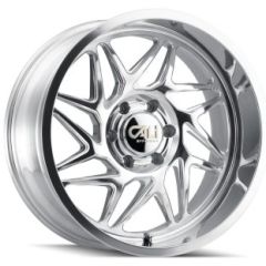 22x12 Cali Off-Road Gemini 9112P Polished w/ Milled Spokes (* May Require Trimming) 6x5.5/139.7 -51mm