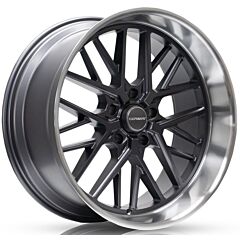 Staggered Full Set: Corsart Kingpin 5 R503 Matte Gunmetal Diamond Cut Lip