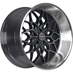 Staggered Full Set: Corsart Gunner R511 Matte Gunmetal Diamond Cut Lip