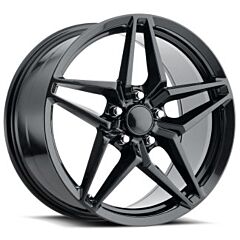 Staggered Full Set: Corvette C7 ZR1 Replica Wheel Carbon Black FR29
