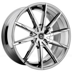 20x9 Lexani CSS-15 All Chrome w/ Covered Cap (CUSTOM)