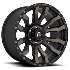 (Black Friday Sale) 20x9 Fuel Off-Road Blitz Matte Black Machined w/ Double Dark Tint D674 6x5.5/139.7 20mm