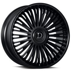 22x9.5 Dolce Luxury Razzo Gloss Black 35mm (CUSTOM)