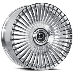 22x10.5 Dolce Luxury Trento Chrome 5x112 5x115 25mm