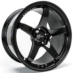 18x9.5 Endless Forged F01 Gloss Black (Forged 1-Piece) 5x4.5/114.3 38mm