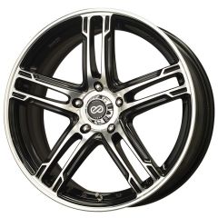 17x7 Enkei FD-05 Gloss Black Machined 5x4.5/114.3 40mm