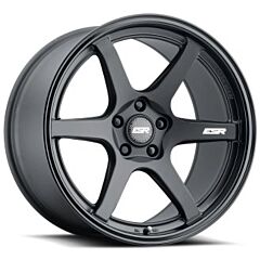 Staggered Full Set: ESR AP6 Matte Black w/ Gloss Black Lip (Flow Form)