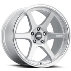 18x8.5 ESR AP6 Hyper Silvre w/ Machined Lip (Flow Form) 5x4.5/114.3 35mm (CUSTOM)