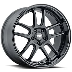 Staggered Full Set: ESR AP8 Matte Black w/ Gloss Black Lip (Flow Form)