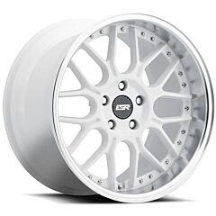 18x8.5 ESR CS18 Gloss White (CUSTOM) 5x4.75/120.7 35mm 
