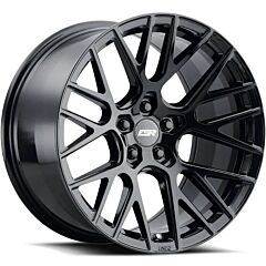 Staggered Full Set: ESR RF11 Gloss Black (Rotary Forged)