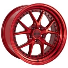 (Special Pricing) 17x8.5 F1R F105 Candy Red 5x4.5/114.3 38mm