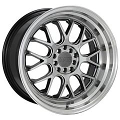 (Black Friday Sale) 18x9.5 F1R F21 v2 Hyper Black w/ Polish Lip 5x100 5x4.5/114.3 35mm