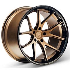 19x8.5 Ferrada FR2 Matte Bronze w/ Gloss Black Lip 5x120 33mm