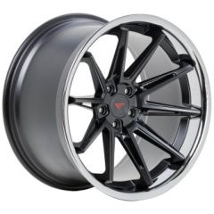 19x8.5 Ferrada CM2 Matte Black w/ Chrome Lip 5x4.5/114.3 35mm (CUSTOM) 