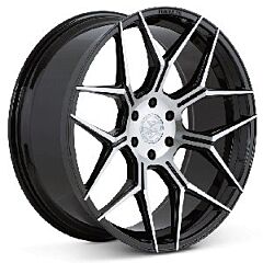 22x9.5 Ferrada FT3 Machine Black 6x5.5/139.7 20mm