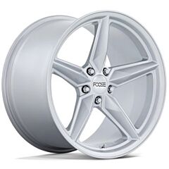 Staggered Full Set: Foose CF8 Gloss Silver F174