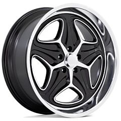 Staggered Full Set: Foose Merlot Gloss Black Machined F171