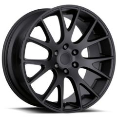 20x9 Dodge Ram Hellcat Replica Wheel Satin Black FR70 (6 Lug) 6x5.5/139.7 25mm