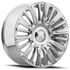 22x9 Cadillac Escalade Platinum Replica Wheel Chrome FR91 6x5.5/139.7 28mm