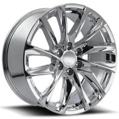 20x9 GMC Escalade 12 Spoke Replica Wheel Chrome FR98 6x5.5/139.7 28mm