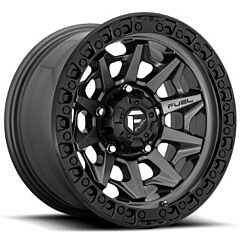 18x9 Fuel Off-Road Covert Matte Anthracite w/ Black Ring D716 8x170 20mm