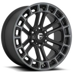 22x10 Fuel Off-Road Heater Matte Black Machined w/ Dark Tint D720 6x5.5/139.7 -13mm