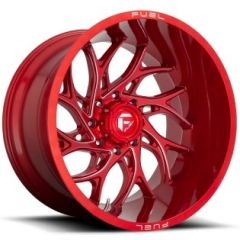 (Clearance - No Returns) 22x10 Fuel Off-Road Runner Candy Red Milled D742 6x5.5/139.7 -18mm