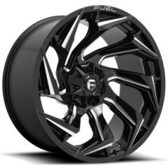 20x9 Fuel Off-Road Reaction Gloss Black Milled D753 6x135 6x5.5/139.7 1mm