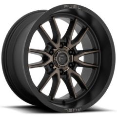 22x12 Fuel Off-Road Clash 6 Matte Black w/ Double Dark Tint D762 (* May Require Trimming) 6x5.5/139.7 -44mm