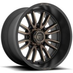 20x9 Fuel Off-Road Clash 8 Matte Black w/ Double Dark Tint D762 8x6.5/165 1mm