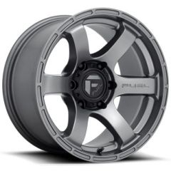 18x9 Fuel Off-Road Rush Matte Gun Metal D767 6x120 20mm