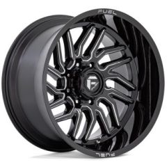 22x12 Fuel Off-Road Hurricane Gloss Black Milled D807 (* May Require Trimming) 5x5/127 -44mm
