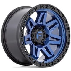 17x9 Fuel Off-Road Syndica Dark Blue w/ Black Ring D813 6x5.5/139.7 -12mm