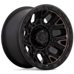 17x9 Fuel Off-Road Traction Matte Black w/ Double Dark Tint D824 6x120 1mm
