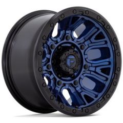 20x10 Fuel Off-Road Traction Dark Blue w/ Black Ring D827 5x5/127 -18mm