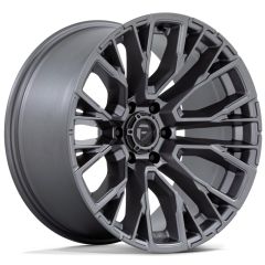 17x9 Fuel Off-Road Fuel Off-Road Rebar 6  Matte Gunmetal D848 6x5.5/139.7 1mm