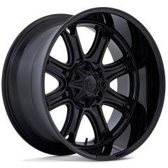 20x9 Fuel Off-Road Darkstar Matt Black w/ Gloss Black Lip FC853 6x135 6x5.5/139.7 1mm