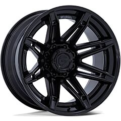 22x12 Fuel Off-Road Brawl Matte Black w/ Gloss Black Lip FC401 (* May Require Trimming) 8x170 -44mm