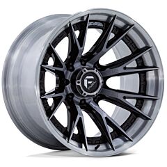 20x9 Fuel Off-Road Catalyst Gloss Black Brushed Dark Tint FC402 8x170 1mm